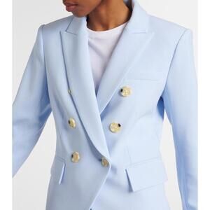 $798 Veronica Beard Light Blue Miller Dickey Jacket 10